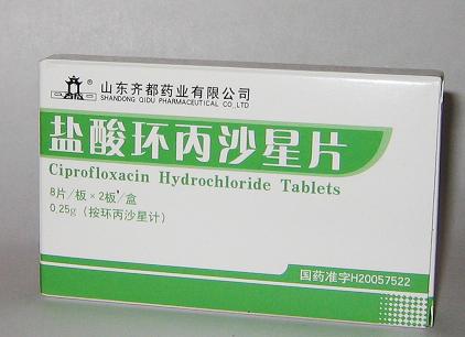 盐酸环丙沙星片