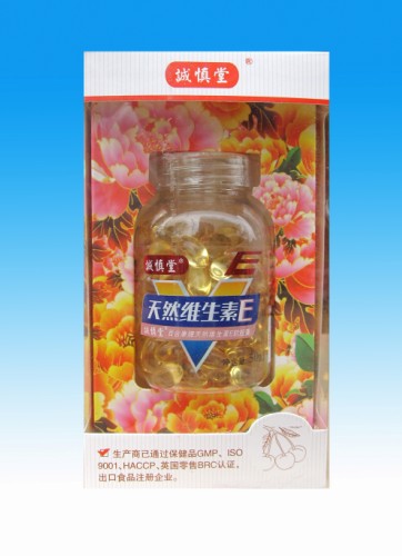 上海诚慎堂百合康牌天然维生素E软胶囊