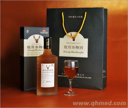 鹿茸参鞭酒