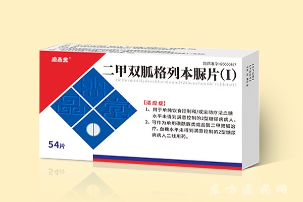 二甲双胍格列本脲片（I)