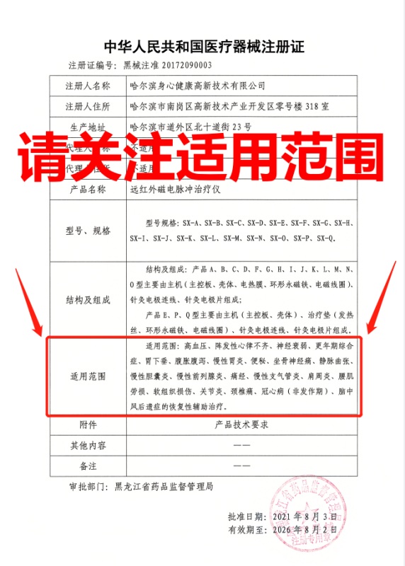 身心远红外磁电脉冲治疗仪